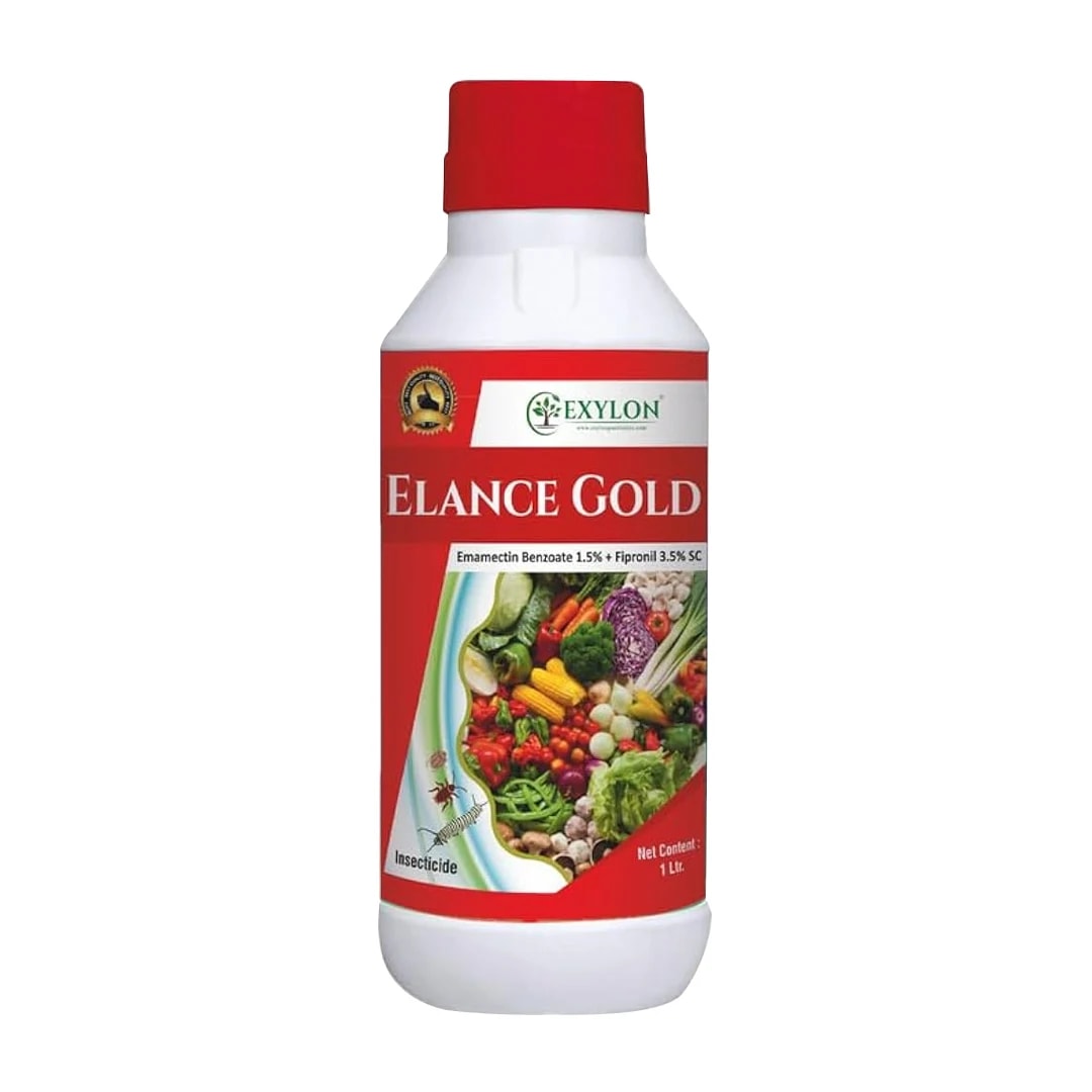 Exylon Elance Gold Emamectin Benzoate 1.5% + Fipronil 3.5% SC Insecticide, Broad-Spectrum, Effective Pest Control In Multiple Crops