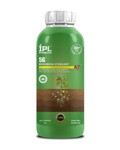 आईपीएल बायोलॉजिकल्स 5जी बायो स्टिमुलेंट्स, जैविक प्रमाणित ह्यूमिक और फुल्विक समूह