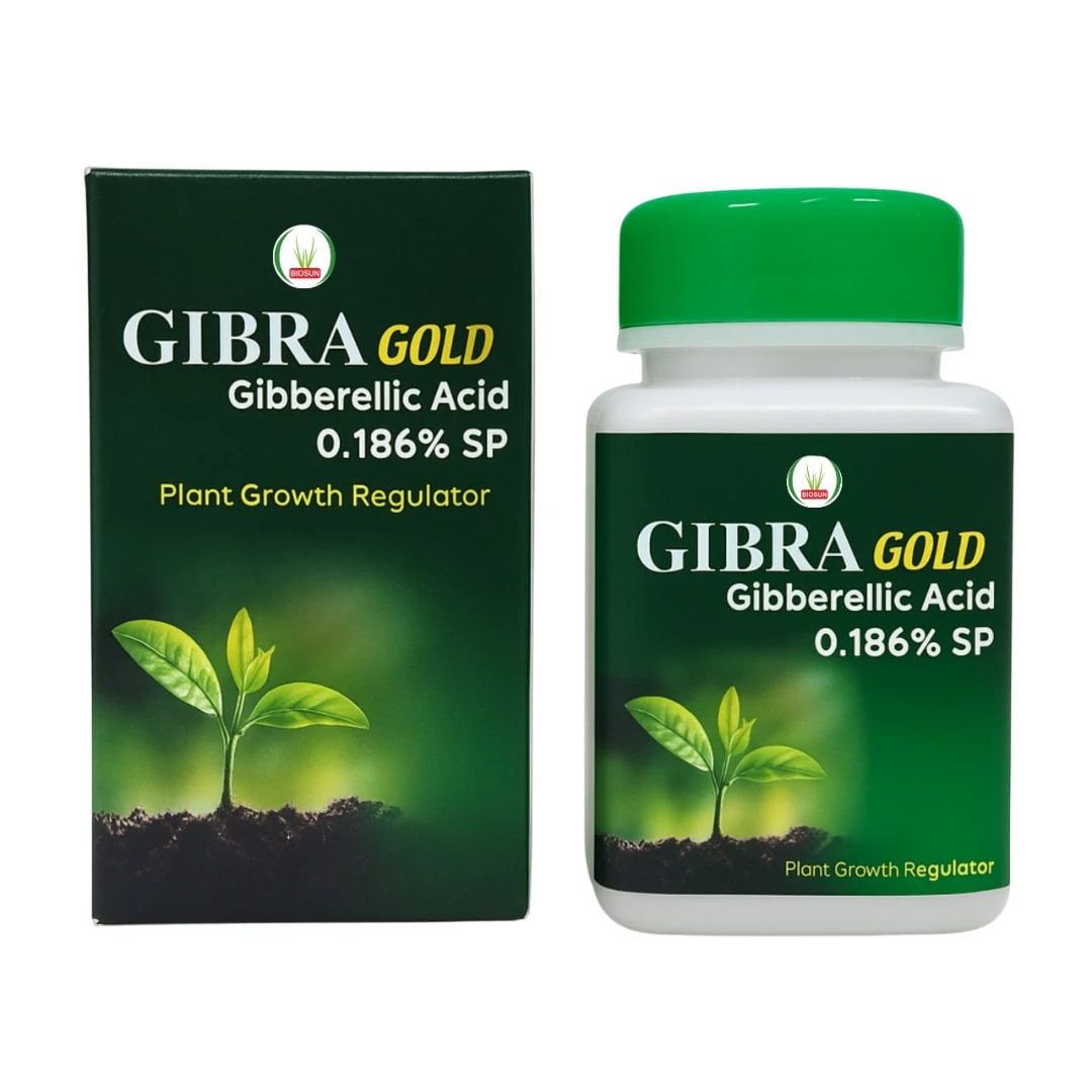 BIOSUN GIBRA GOLD Gibberellic Acid 0.186% SP Plant Growth Regulator, Suitable For Crops