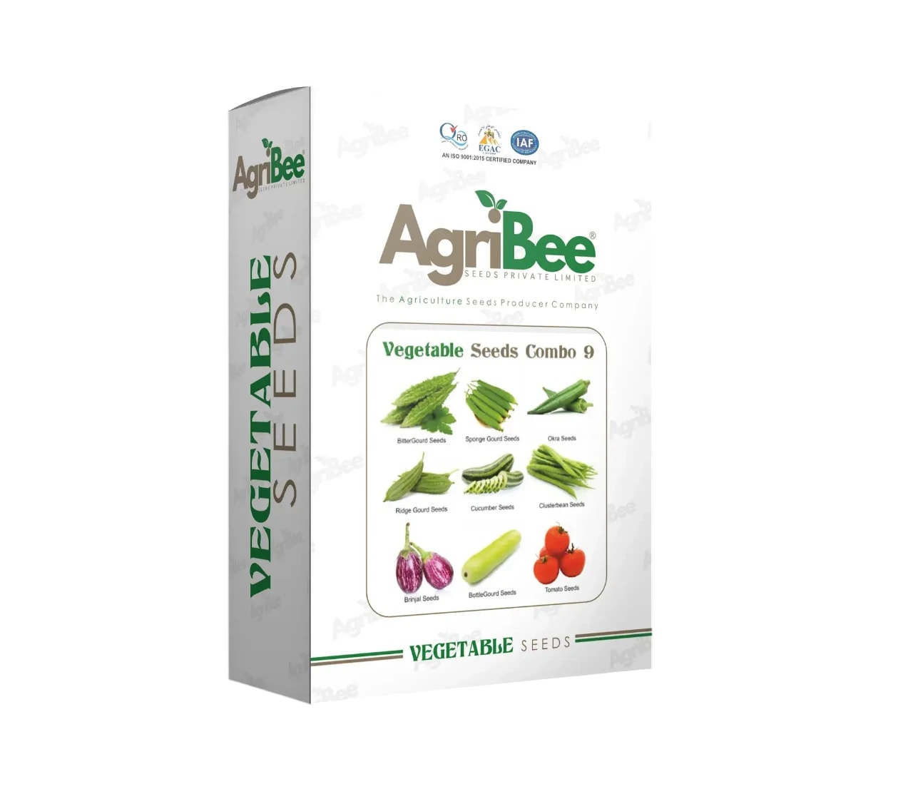 AgriBee F1 Hybrid Vegetable Seeds Combo Pack (Pack of 9) for Kitchen Garden