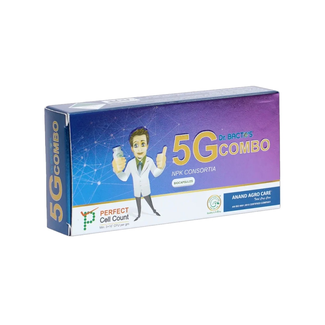 Dr. Bacto\'s 5G Combo Biocapsule, NPK Consortia Enclosed In Biodegradable Capsules