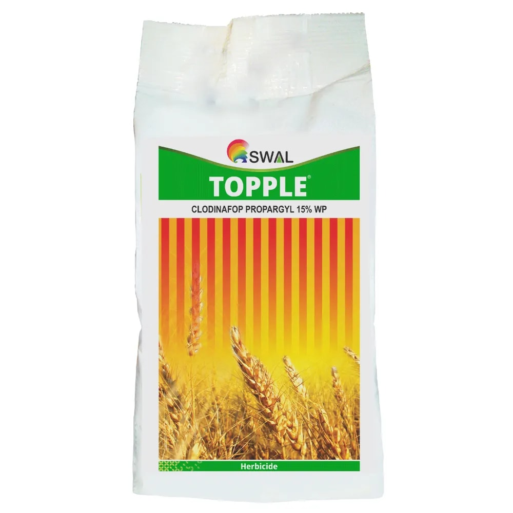 Swal Topple Clodinafop propargyl 15% WP , Selective Post-Emergent Herbicide