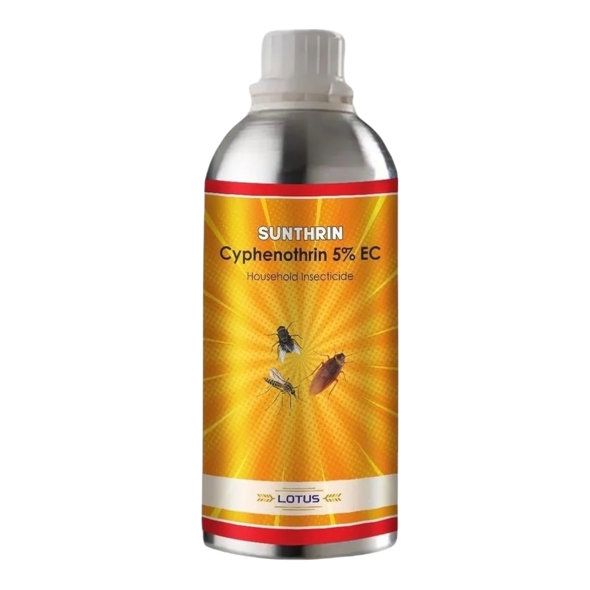 Lotus SUNTHRIN Cyphenothrin 5% EC Insecticide, Effective Mosquito And Insect Control