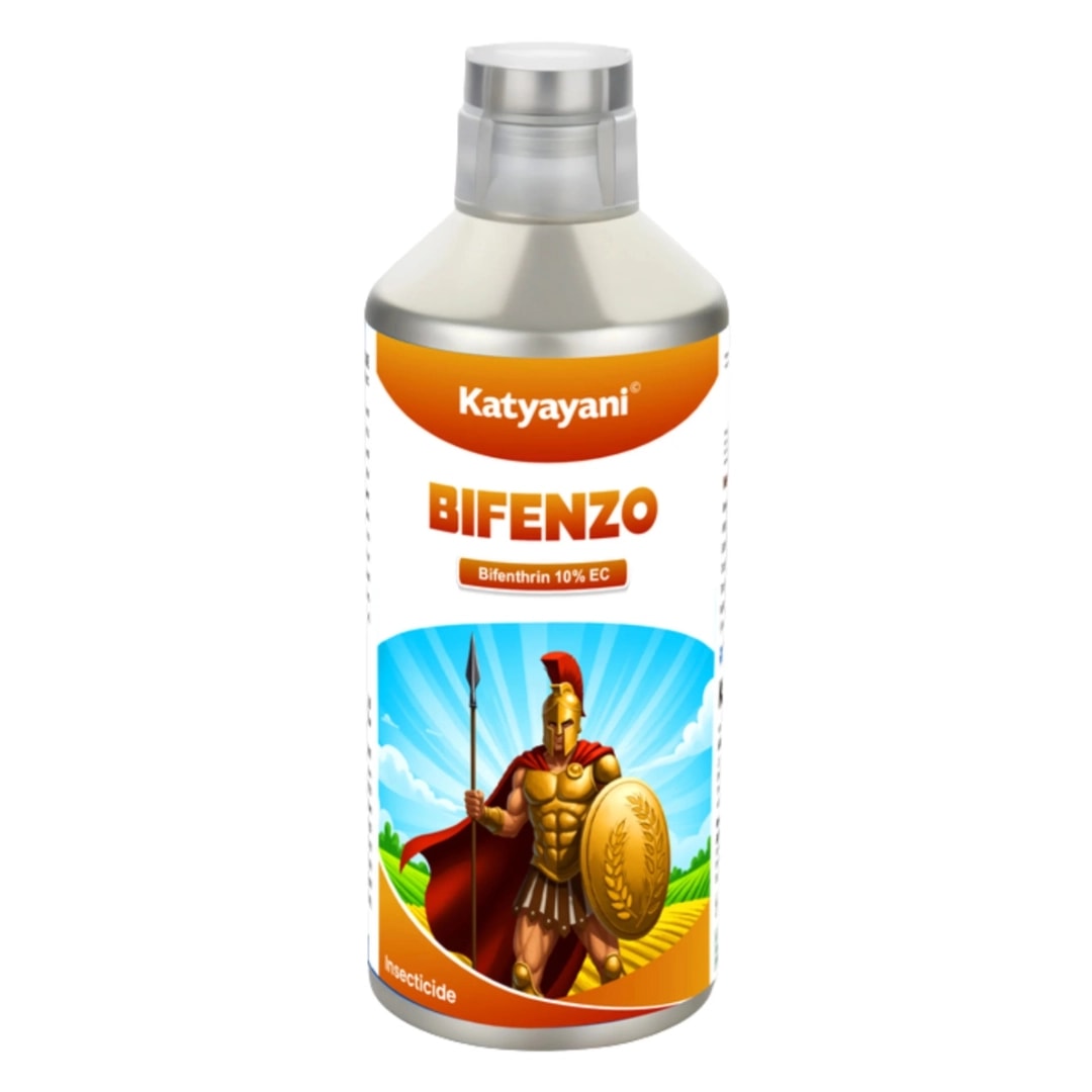 Katyayani BIFENZO Bifenthrin 10% EC Insecticide, Broad-Spectrum, Effective Pests Control In Cotton Paddy Sugarcane