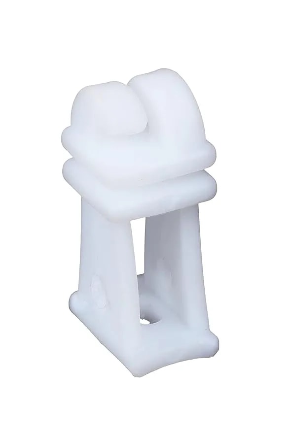 Radhe 2 Inch Heavy Plastic Insulator, Used For Solar Zhatka Machine Fencing With Clutch Wire