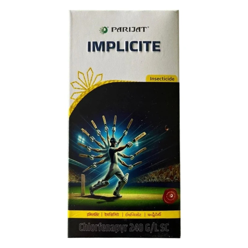 Parijat IMPLICITE Chlorfenapyr 240 GL SC Insecticide, Dual Mode of Action, Broad Spectrum Control