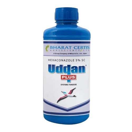Bharat Certis Udaan PLUS Hexaconazole 5% SC Fungicide, Control Wide Range Of Diseases In Multiple Crop
