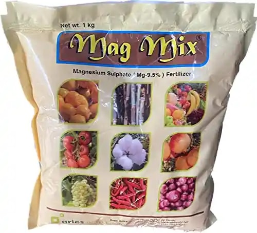 Aries Mag Mix Magnesium Sulphate (Mg 9.5% and Sulphur 12%) Fertilizer, Fine Blend of Mineral Elements, Improves Photosynthesis