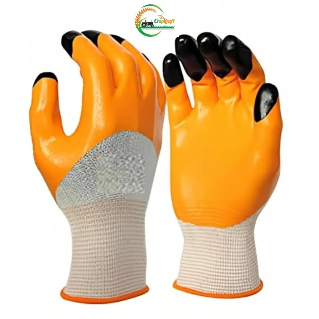 CropKraft Agriculture Gloves, Suitable For Outdoor Tasks Such As Farming, Gardening, Landscaping, Tree Pruning, Etc.