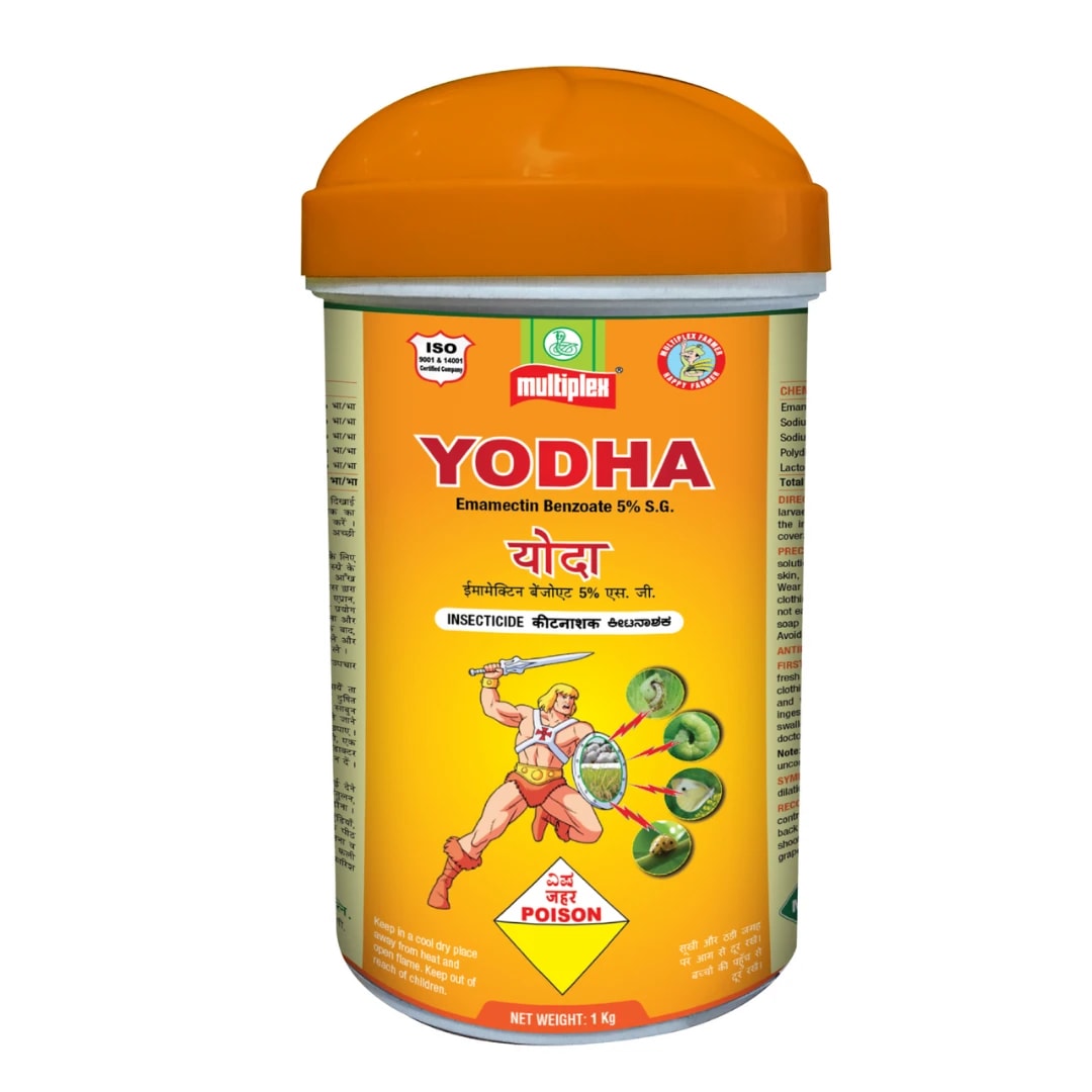 Multiplex Yodha Emamectin Benzoate 5% SG Insecticide, Powerful Larvicide And Effective Pest Control