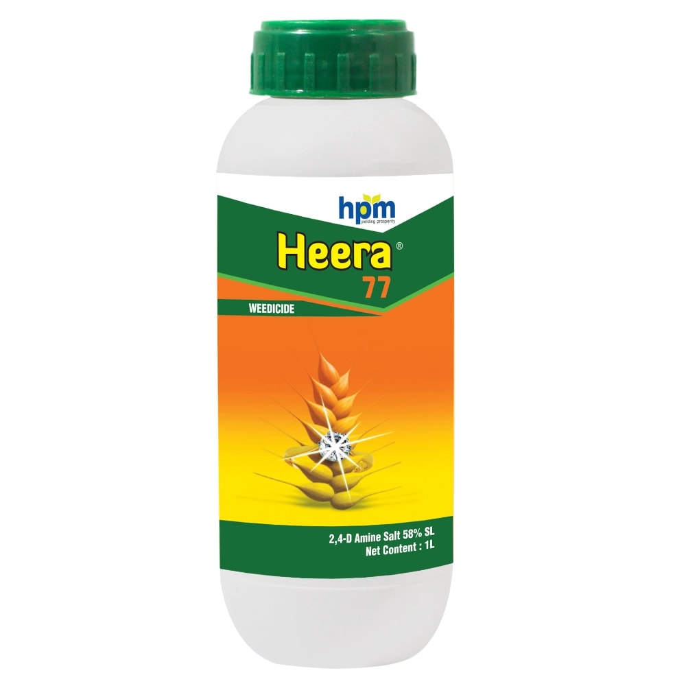 HPM Heera-77 2, 4-D Amine Salt 58% SL Herbicide, Effective Control Weed In Crops