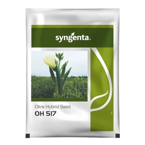 Syngenta OH 517 F1 Hybrid Okra Seeds, Ideal Variety For Rabi Season