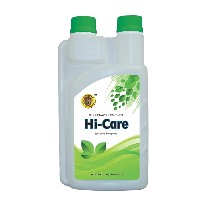 Hindustan Hi-Care Tebuconazole 25.9% EC Systemic Fungicide, Powdery Mildew, Fruit Rot Crop Protection