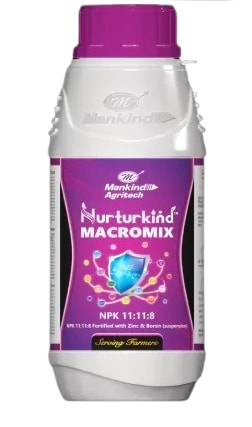Mankind Nurturkind Macromix NPK 11:11:8 Plant Growth Regulator, For Root development