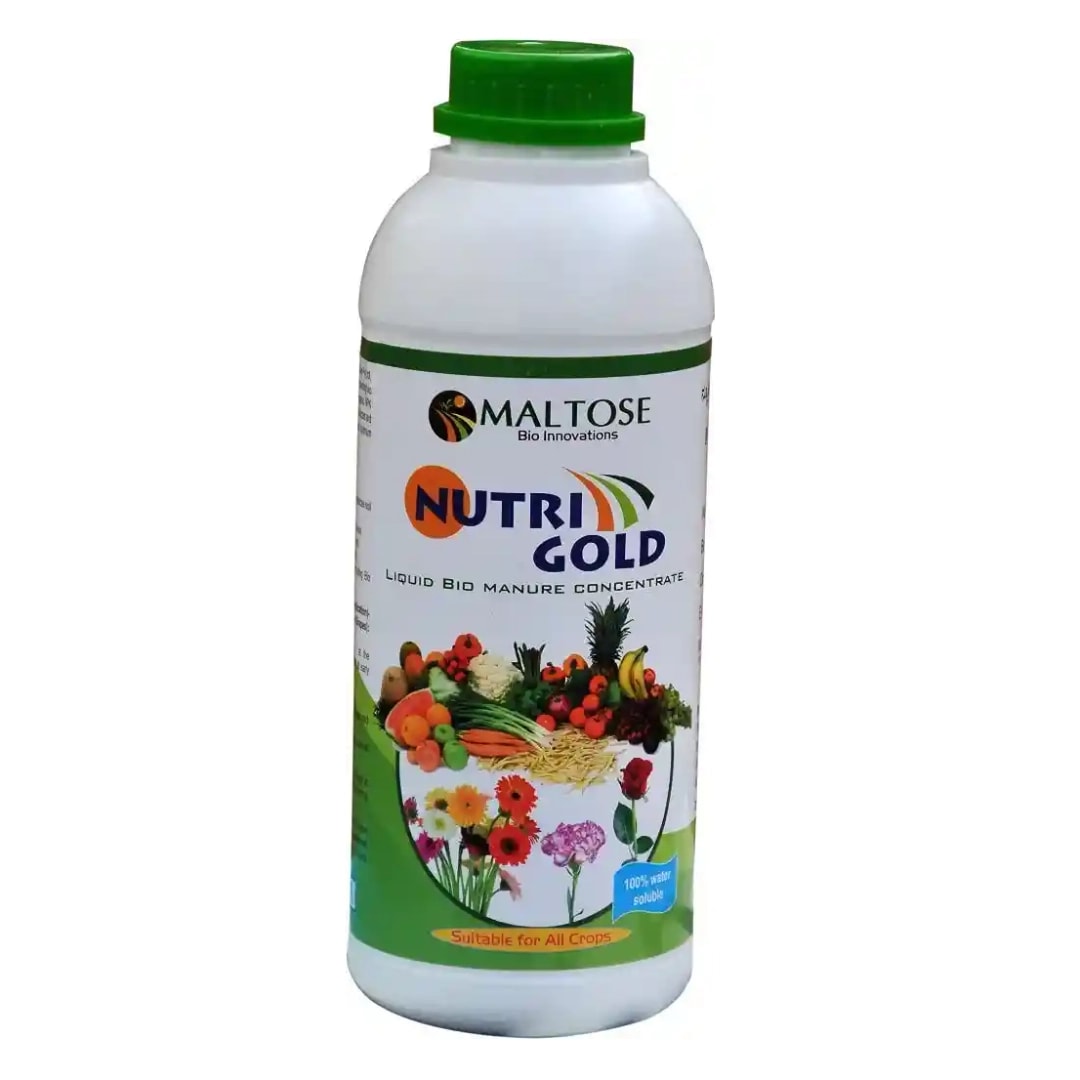 Nutrigold - Liquid Fertilizer, Bio-Active Microbial Fertilizer, For Increasing Ability Of Crops
