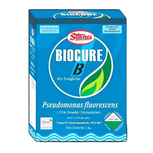 T. Stanes BIOCURE-B Pseudomonas Fluorescens 1.75% WP Biocontrol Agent, Effective For Disease Management And Promoting Plant Growth