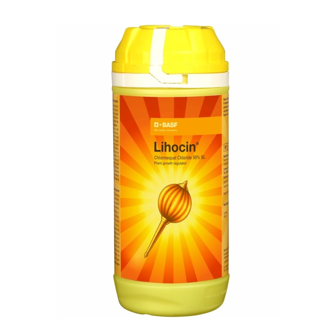 BASF Lihocin Chlormequat Chloride 50% SL Plant Growth Regulator, Used For Flowering Stage