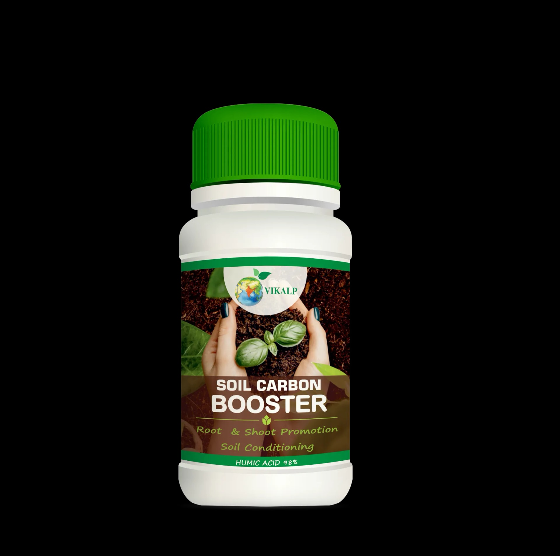 विकल्प सॉइल कार्बन बूस्टर, ह्यूमिक ऐसिड तरल मिट्टी उर्वरक, 10% ह्यूमिक ऐसिड, 5% अमिनो ऐसिड, 3% सीवेड अर्क और 1% पौध अर्क
