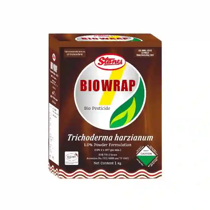 T. Stanes Biowrap Trichoderma Harzianum 1.00% WP Nematode, Biocontrol For Soil Diseases Control