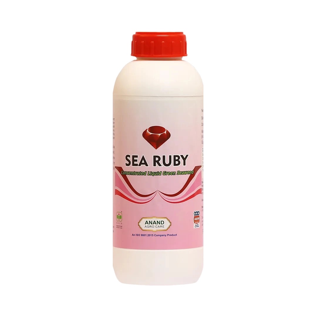 Anand Sea Ruby (Liquid) Green Seaweed Extract, Provides Natural N.P.K, Improves The Development Of Roots And Shoots