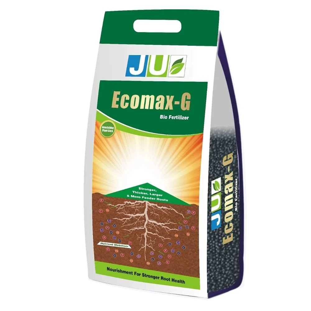 Ju Ecomax-G Bio Fertilizer for Root Growth Booster, Soil Health, Crop Yield, and Crop Quality, Organic Granules Essential Fertilizer