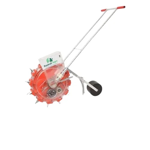 Rashail Agro 12 Teeth Manual Seeder, Hand Operated Seed Planter, Adjustable
