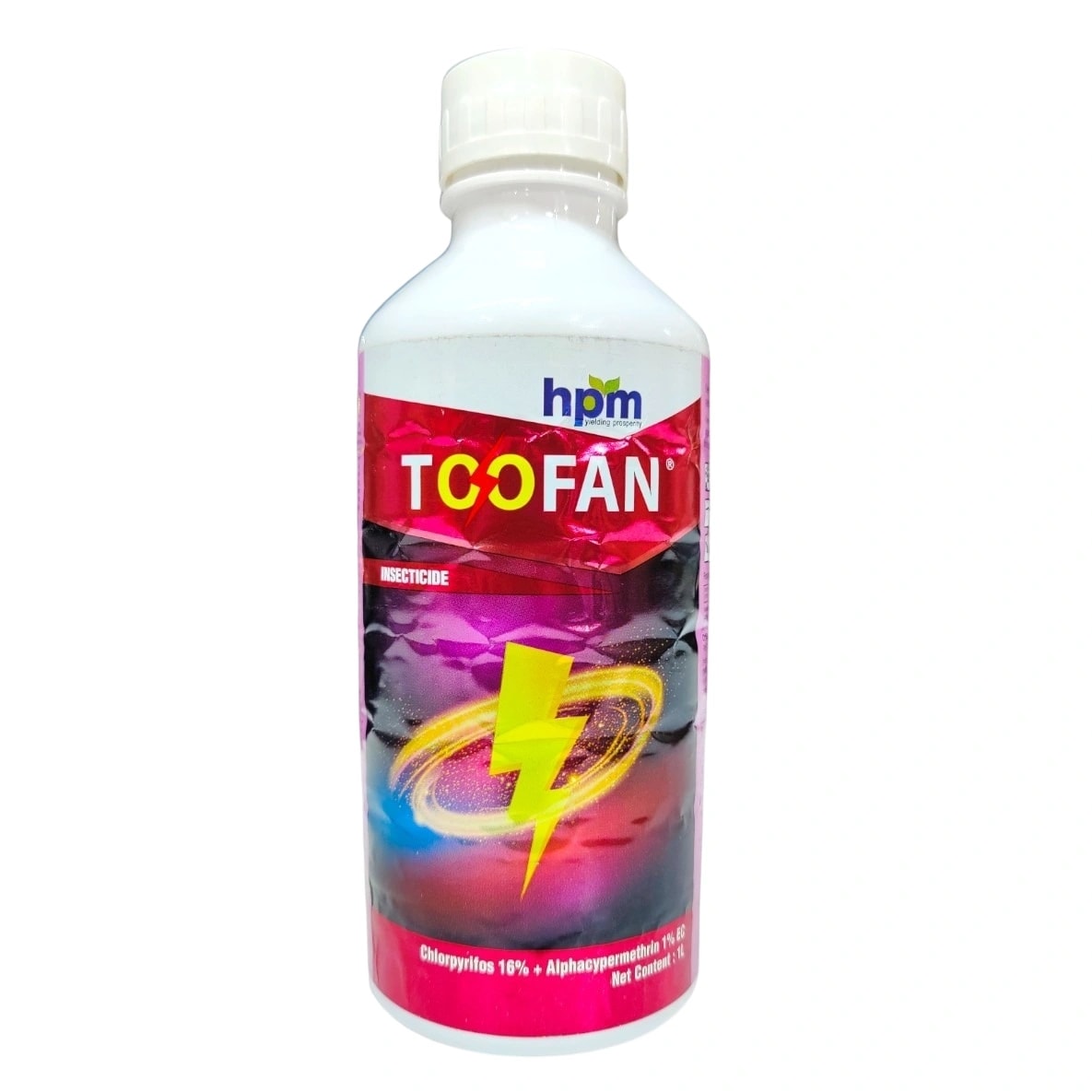 HPM Toofan Chlorpyriphos 16% + Alpha Cypermethrin 1% EC Insecticide, Broad Spectrum For Effective Pest Control