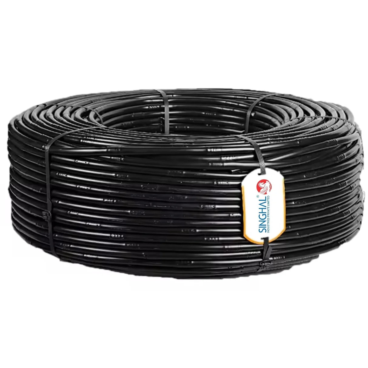 Singhal 20mm Drip Irrigation Black Pipe Roll Useful For Gardening And Farming Purpose