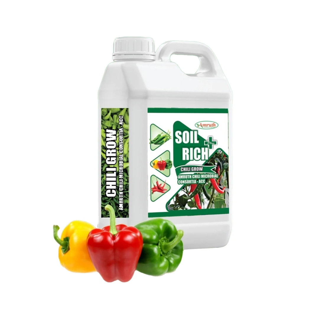 CHILLI GROW Amruth Chilli Microbial Consortia-ACC, Chili Special, Best For Plant Development