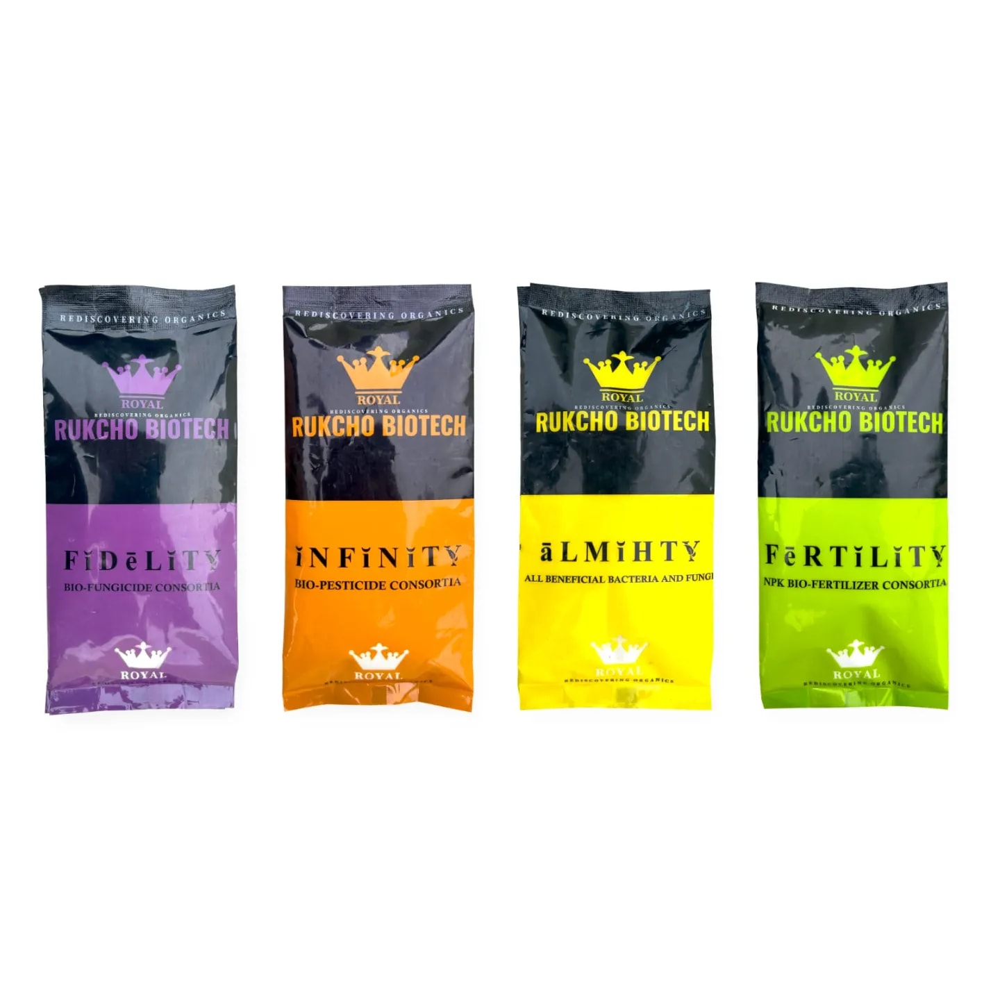 Royal Rukcho Biotech Combo (Almighty 250 Gm + Infinity 250 Gm + Fidelity 250 Gm + Fertility 250 Gm)