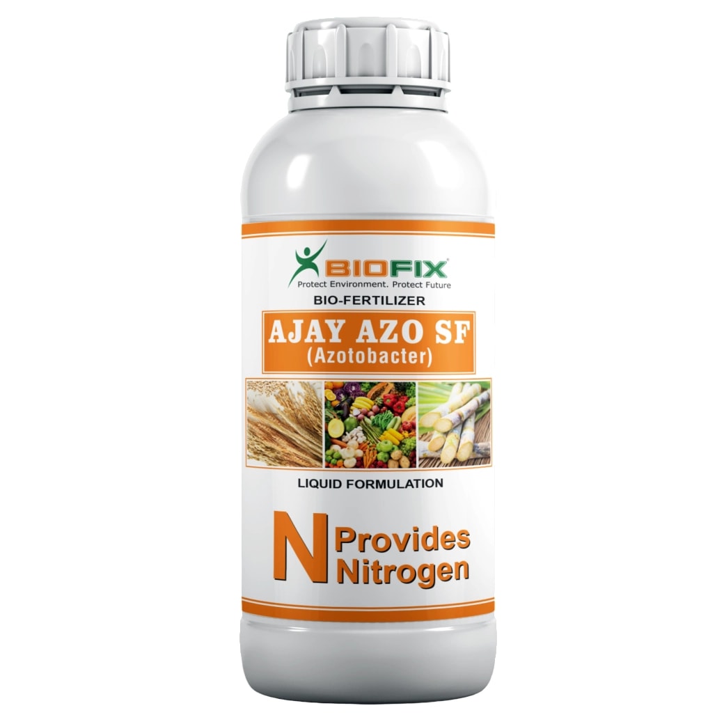 BIOFIX Ajay Azo SF Bio-Fertilizer Azotobacter Solubilizing Fertilizer (Nitrogen Fixing Bacteria)
