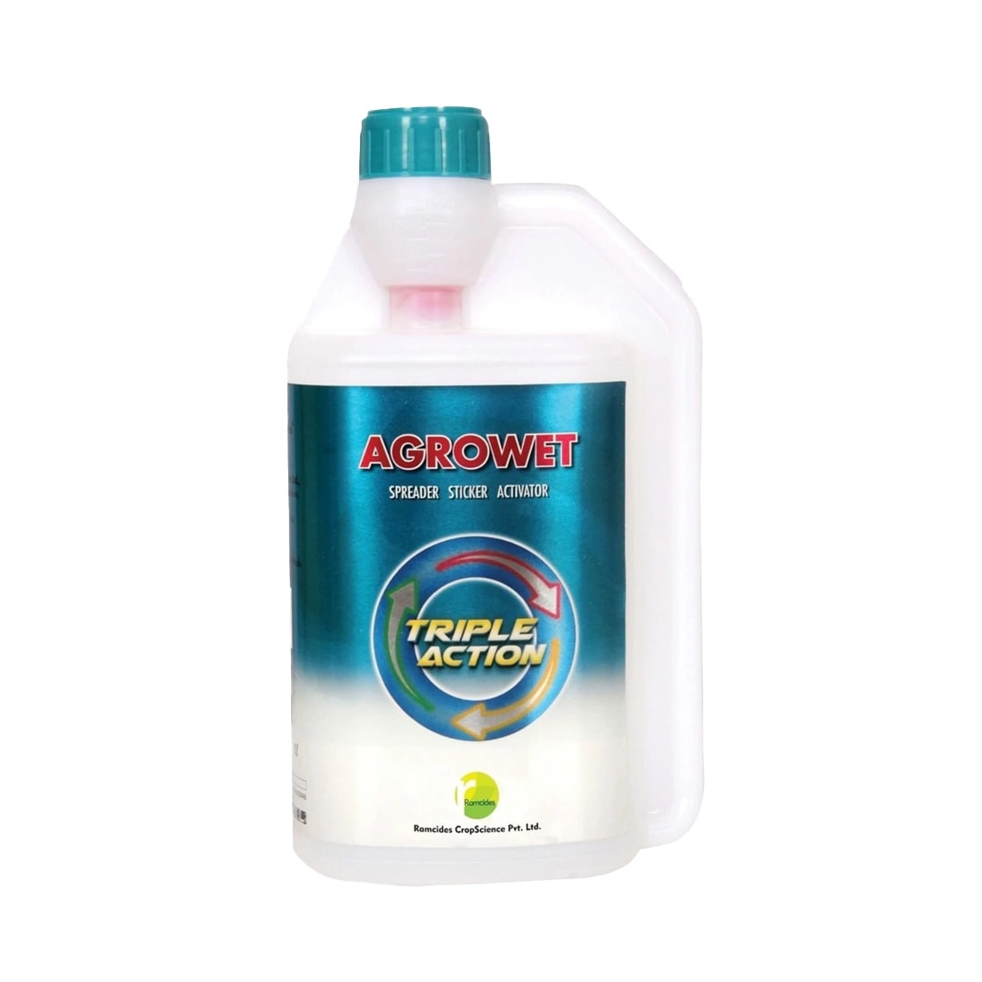 Ramcides Agrowet Spreader, Sticker and Activator, Excellence Spreader, Unique Silicon Based All Purpose Agricultural Spray Adjuvant