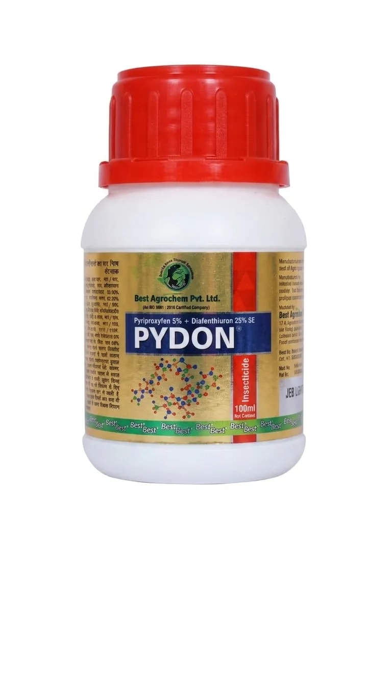 బెస్ట్ అగ్రోకెమ్ పైడాన్ పైరిప్రాక్సిఫెన్ 5% + డయాఫెంథియూరాన్ 25% SE క్రిమిసంహారిణి