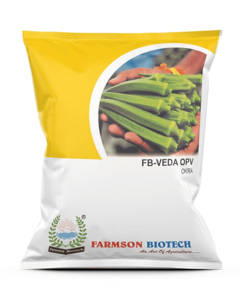 Farmson FB-Veda OPV Okra Seeds - Bhindi Seeds