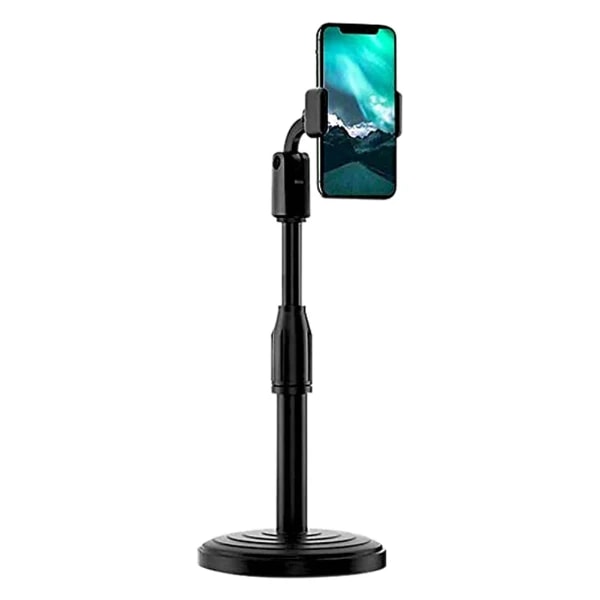 Universal Mobile Stand Holder, Height Adjustable 360 Degree Rotation