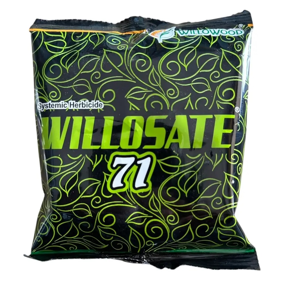 Willowood WILLOSATE 71 Ammonium Salt of Glyphosate 71% SG Herbicide, Non Selective, Effective Weed Control In Crop