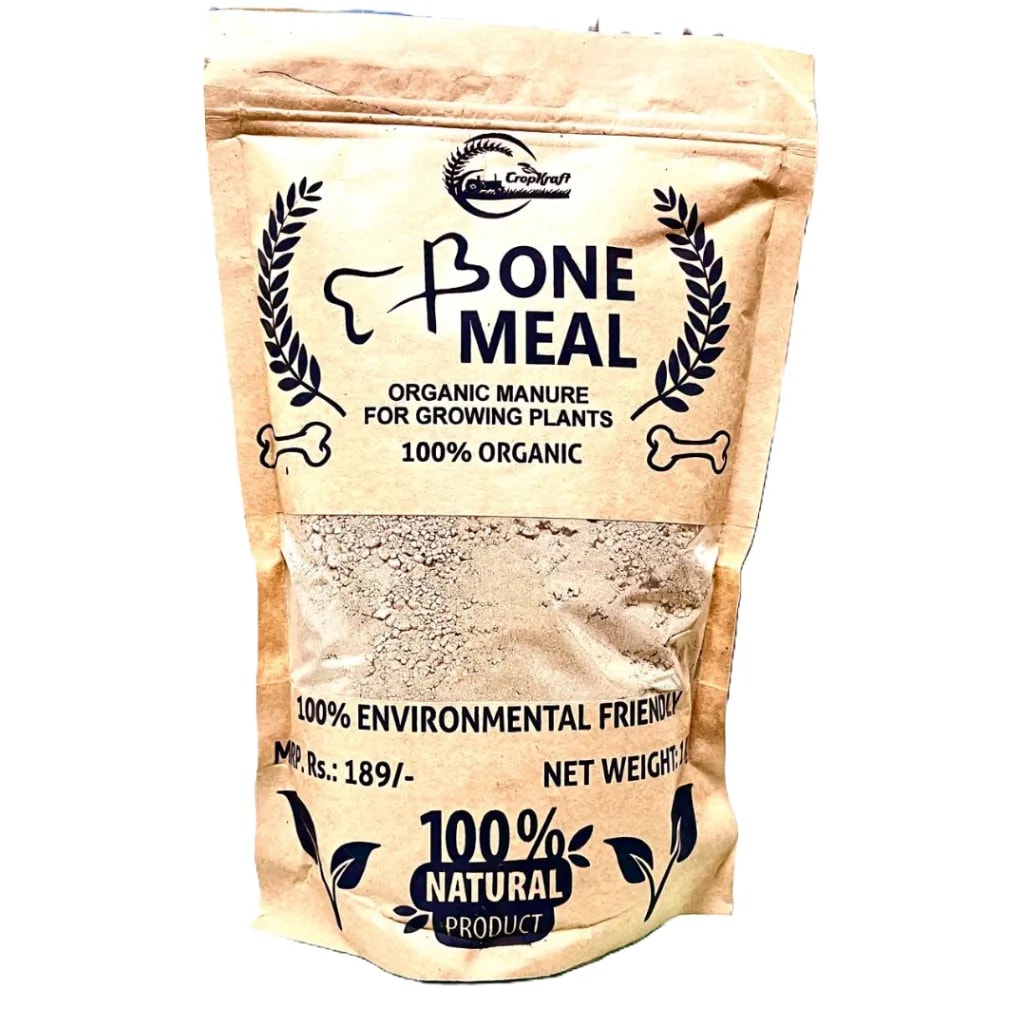 CROPKRAFT Bone Meal Organic Fertilizer, Rich In Phosphorus And Calcium, Promotes Vibrant Flowers And Increased Fruit Yield