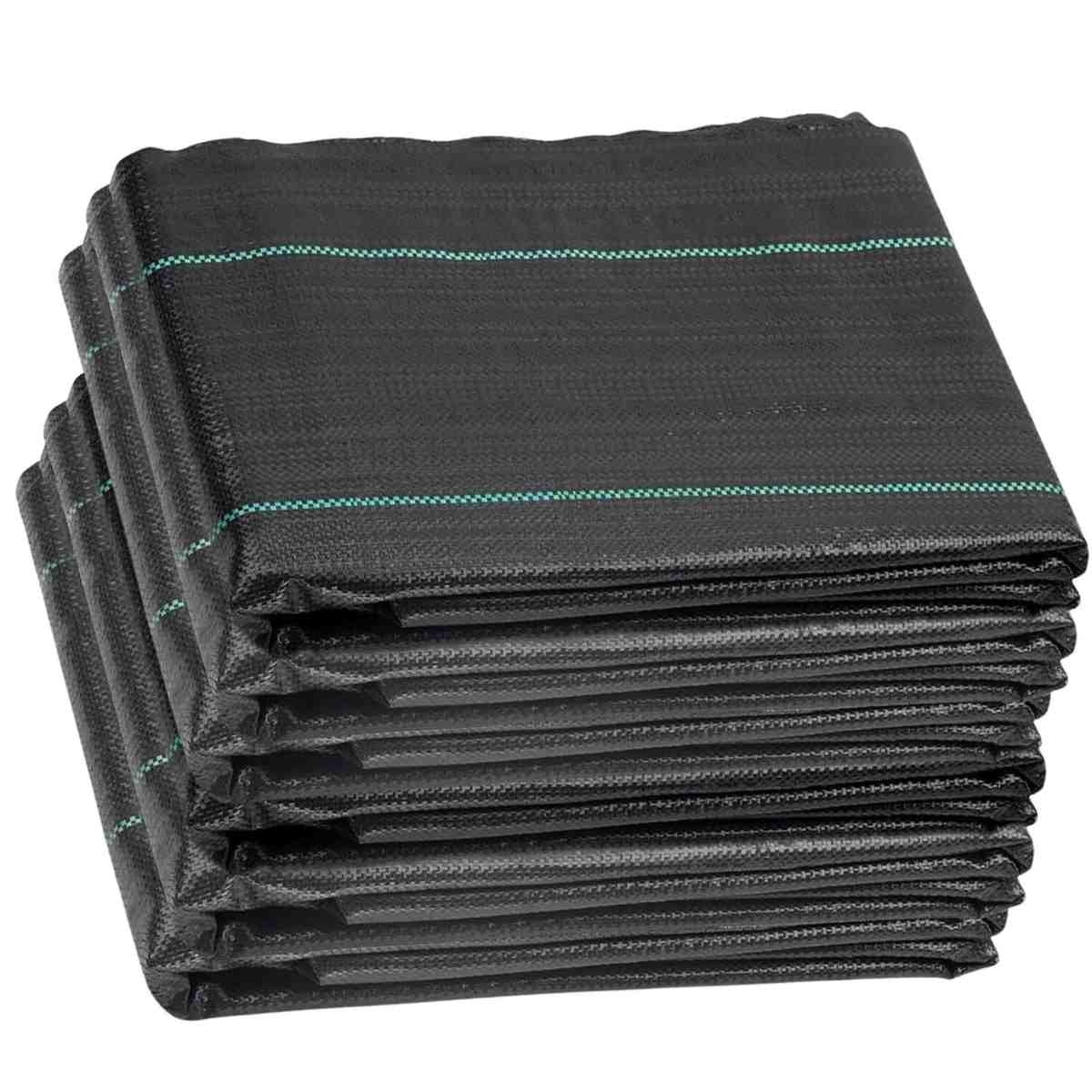 Singhal 100 GSM HDPE Weed Mat 1.5m Width Landscape Fabric For Farming