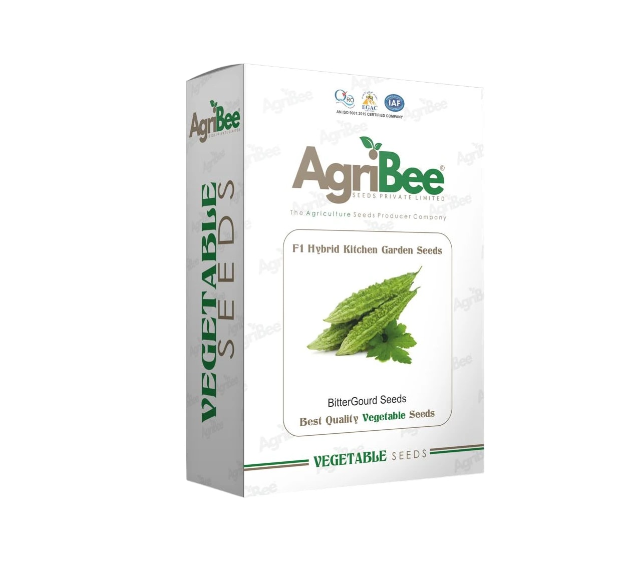 AgriBee F1 Hybrid Bitter Gourd Seeds Pack of 10 for Kitchen Garden (5gm x 10 Packs)