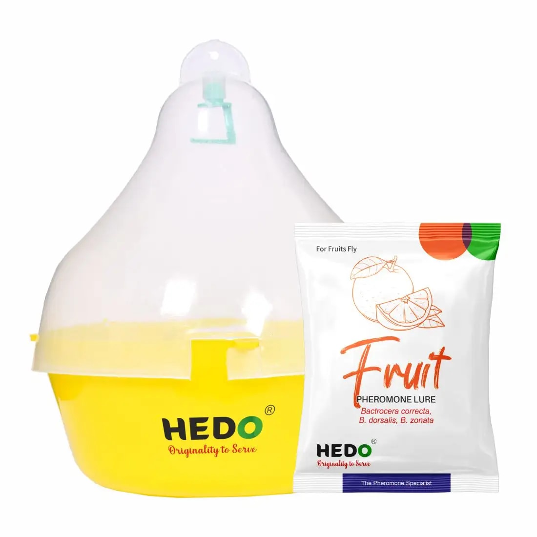 HEDO Fruit Fly Trap And Fruit Fly Lure (Bactrocera Correcta, Bactrocera Zonata, Bactrocera Dorsalisa) Control Fruit Fly In All Fruits
