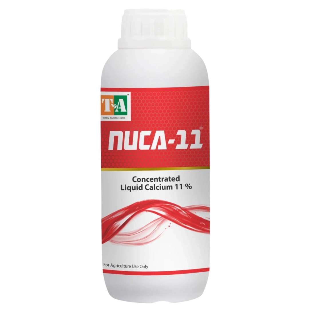 Titan Agritech Nuca-11 Concentrated Liquid Calcium 11% Fertilizer, Powerful For Calcium Micronutrient