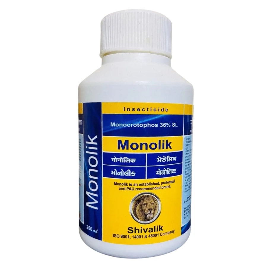 Shivalik Monolik Monocrotophos 36% SL Insecticide, Broad Spectrum And Contact Pest Control