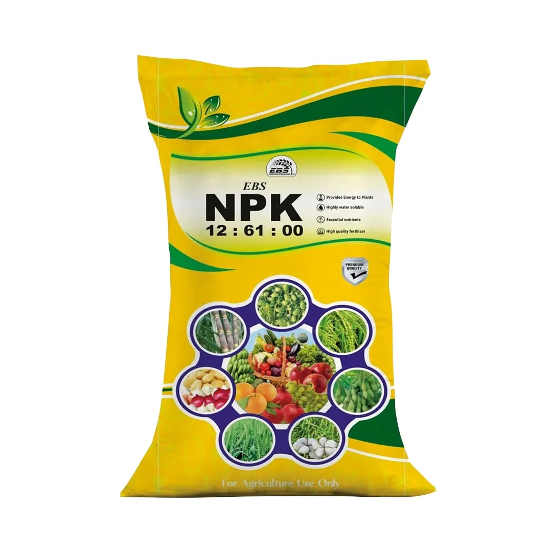 EBS NPK 12:61:00 (Mono Ammonium Phosphate) Water Soluble Fertilizer, Promotes Root And Faster Vegetative Growth