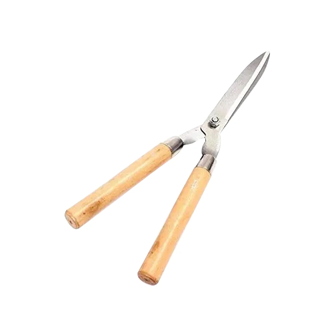 Heavy Garden Wooden Handle Grass Scissor Hedge Shears Cutter, High Quality Gardening Tools