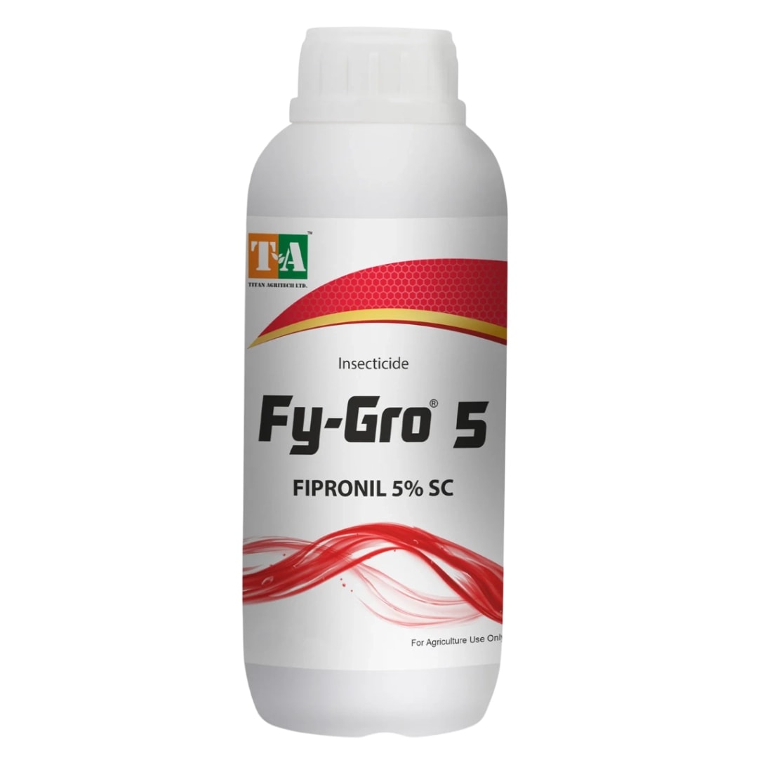 Titan Agritech Fy-Gro 5 Fipronil 5% SC Insecticide, Control Against Major Pests In Crops