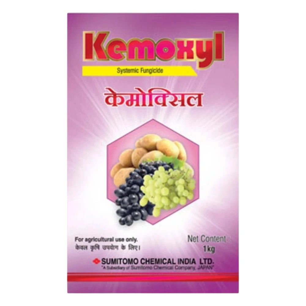 Sumitomo Kemoxyl Metalaxyl 8% + Mancozeb 64% WP Fungicide, Dual-Action Systemic And Contact For Crops