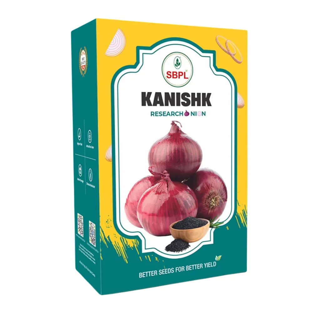 Sagar Kanishk Onion Seeds, Red Round Bulbs, Early And High Yielding, Kharif Season Cultivation