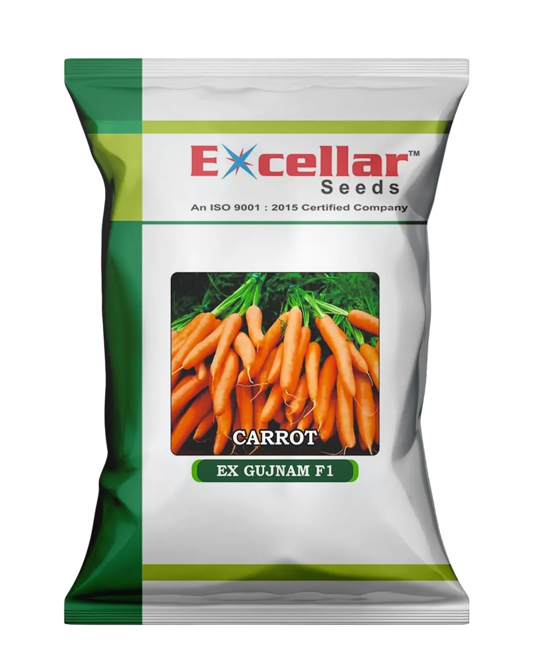 Excellar GUJNAM F1 Carrot Seeds, Ideal For Long-Distance Transportation, Cylindrical Long Roots