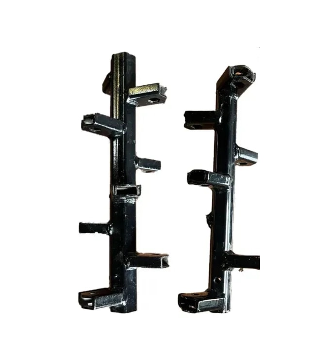 AJ Kisan Heavy Duty 14 Inch Deep Tilling Rotary Shaft Set (7 Blade Each) Suitable for 5-12 HP Petrol Power Weeder