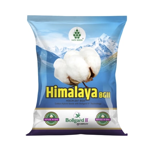 Nath KSCH 207 Himalaya BG-II Hybrid Cotton Seeds, Medium Maturity (475 Gm) 